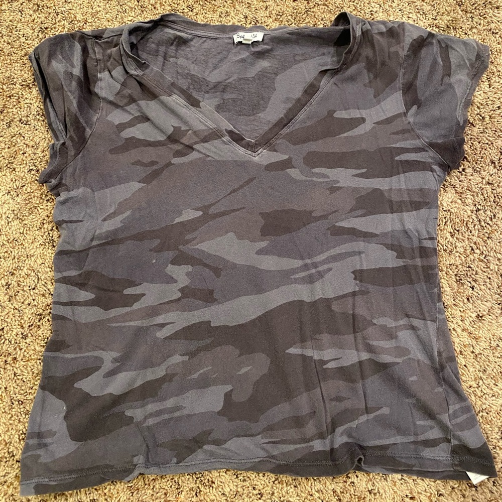 Splendid V-neck Camp Tee